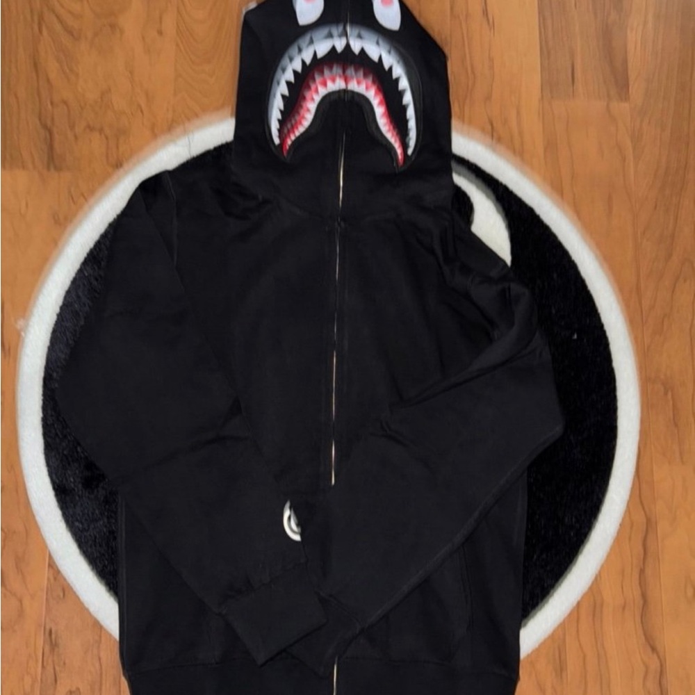 Bape Black Hoodie Authentic